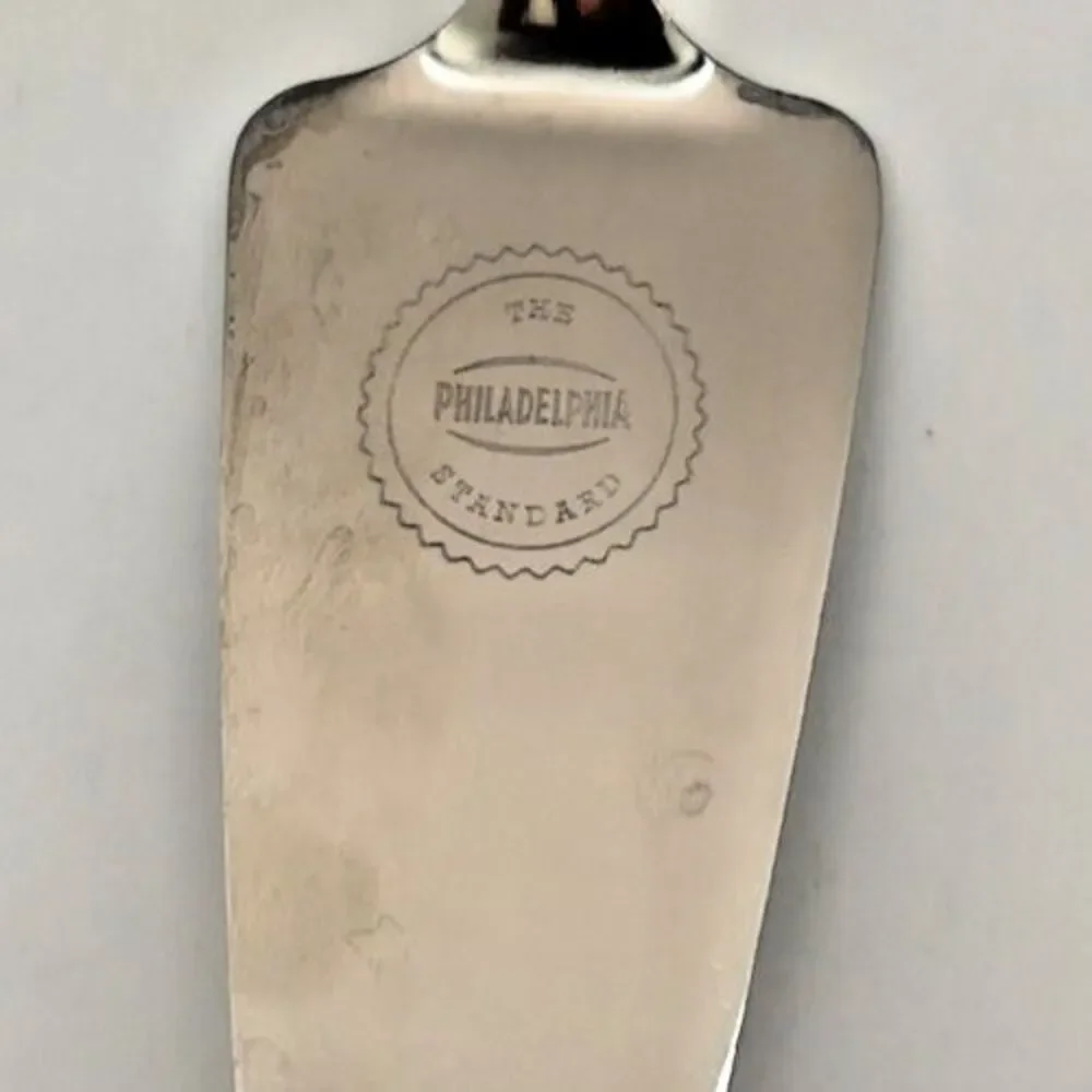 Vintage Philadelphia Standard Cheesecake Server Stainless Steel Cake Pie Promo